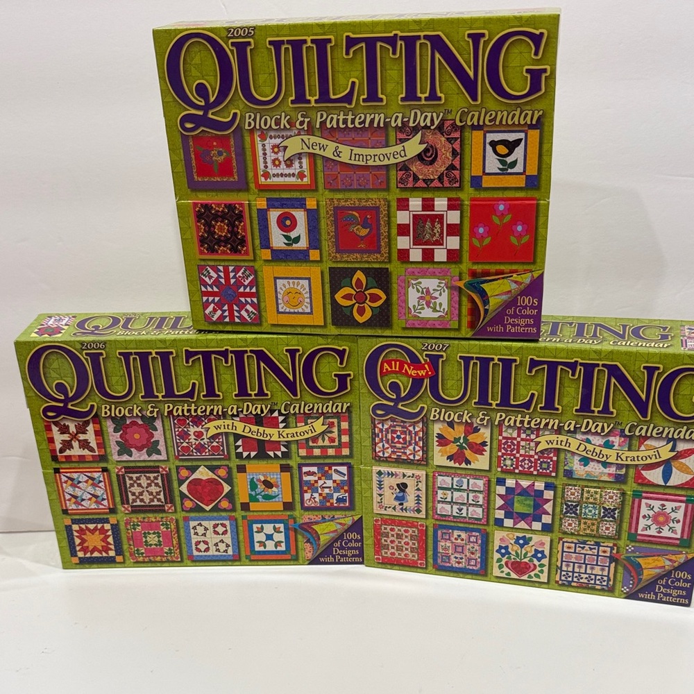 Quilting Block & Pattern-a-Day Calendars
